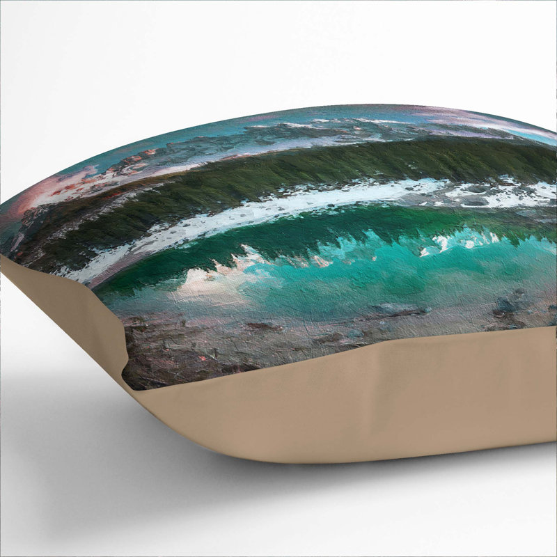 Square Cushion, 40cm H x 40cm W x 15cm D, Stone