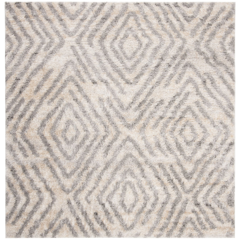 Tapis à poils longs Bakker, Carré 3 pi 3 po