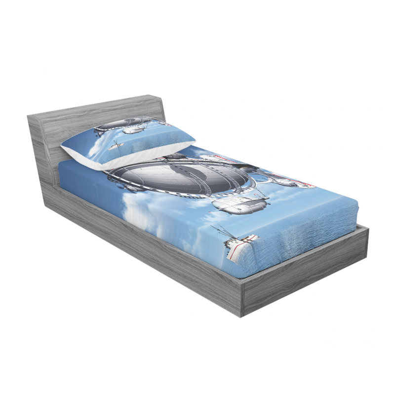 Microfiber Sheet Set, Twin XL Sheet Set with Fitted Sheet