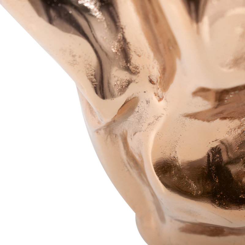 Teresina Gold Aluminum Vessel- Tall