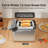 WhallPro 2-slice toaster, Smarter Screen And Easier Operation, Full Stainless Steel,5 Basic Functions,Suitable For Different Bread Household Electric