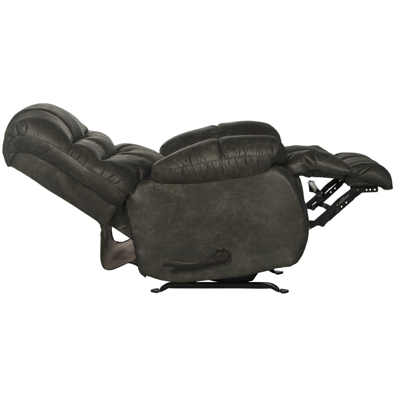 Fauteuil inclinable Baesmarc, 100 % polyester gris