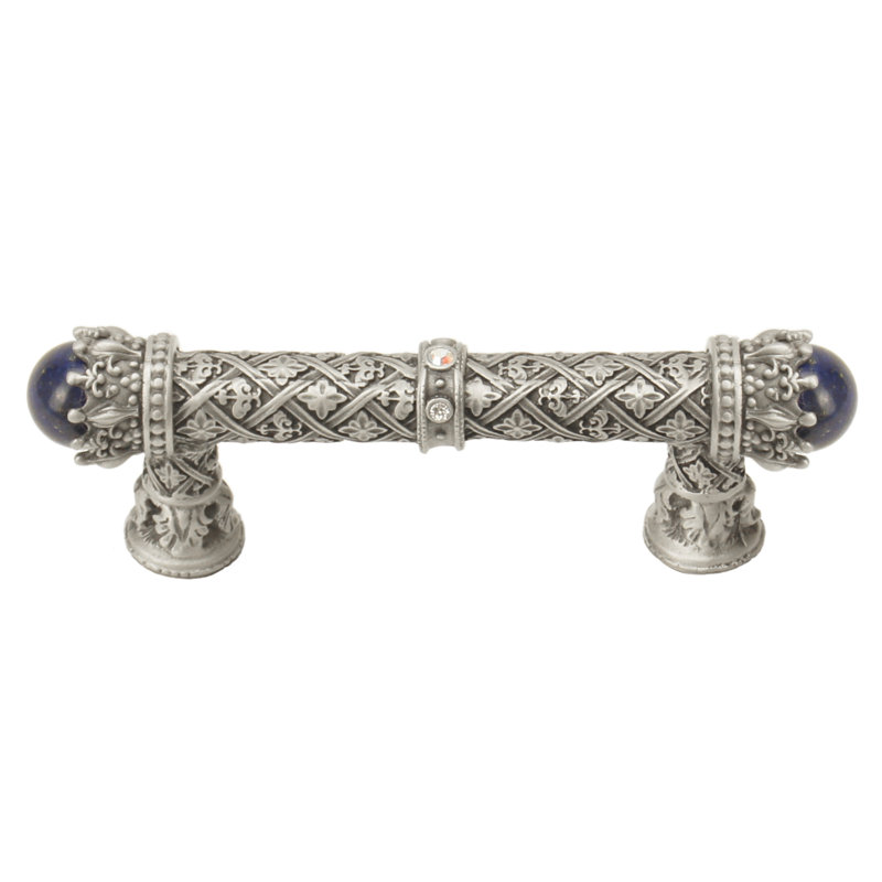 Carpe Diem 6530-23ABOX Crowning Glory Queen Penelope Chrysalis Queen Penelope 5 inches c.c. pull w/ Swarovski Crystals & semi‐precious stones in Chrysalis