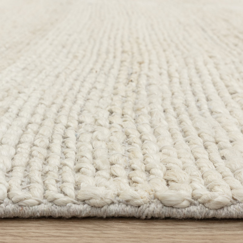 Raasch Natural Jute Area Rug, Rectangle 120 x 170 cm, Beige