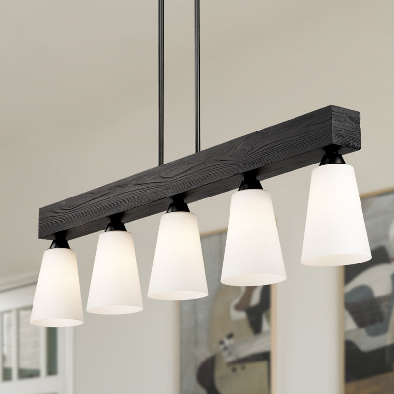 Friedrike 5 - Light Matte Black Pendant