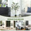 120cm Faux Eucalyptus Plant in Cement Pot