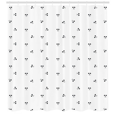 Shower Curtain with Hooks Included