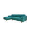 CANAPÉ D'ANGLE ANDERSON LAF - TURQUOISE