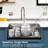 Stainless Steel Sink 30"X19" Undermount, Single Bowl With Cutting Board, Colander, High-Performance Material, Silent Water Flow Undermount Sink, Heavy-Duty Construction, Optimization-124185537-124185540