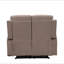 Causeuse inclinable en tissu de microfibre Global United-1396119261