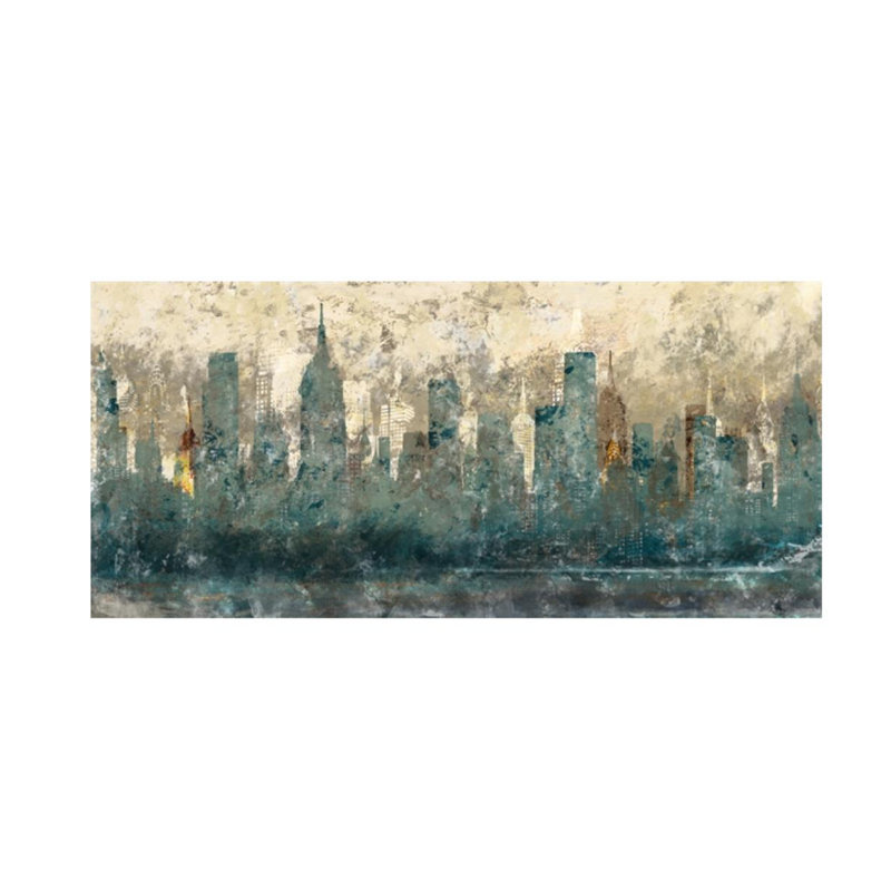 City Heights Print by Austin Beiv, Knife Gel, 30" H x 65" W