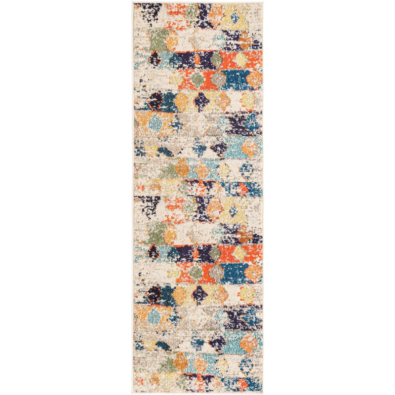 Curt Abstract Indoor Rug, Runner 2' x 6'