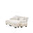 Modern Chenille Sofa with Ottoman-1617010375