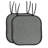 Cameron Memory Foam No Slip Back 16" x 16" Chair Pad Cushion with Ties-1258424309-1258424310