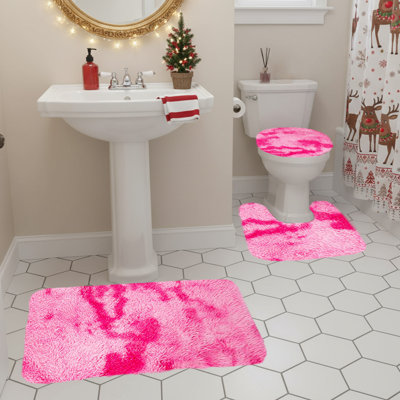 Ensemble de tapis de salle de bain 3 pièces