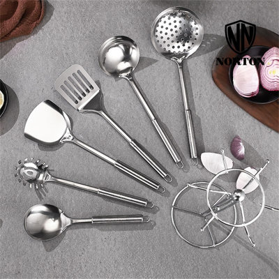 Norton Premium Luxury Cookware Set, 7-Piece, 5GZP007 - Heavy-Gauge Stainless Steel