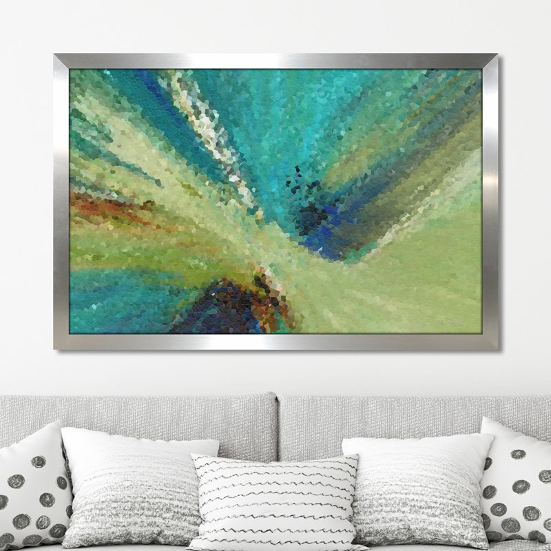 «The Law of Opposition. «Revelation 2: 7», reproduction d'art sur toile, H 33,5 po x l 49,5 po x P 1 po, Encadrement argenté