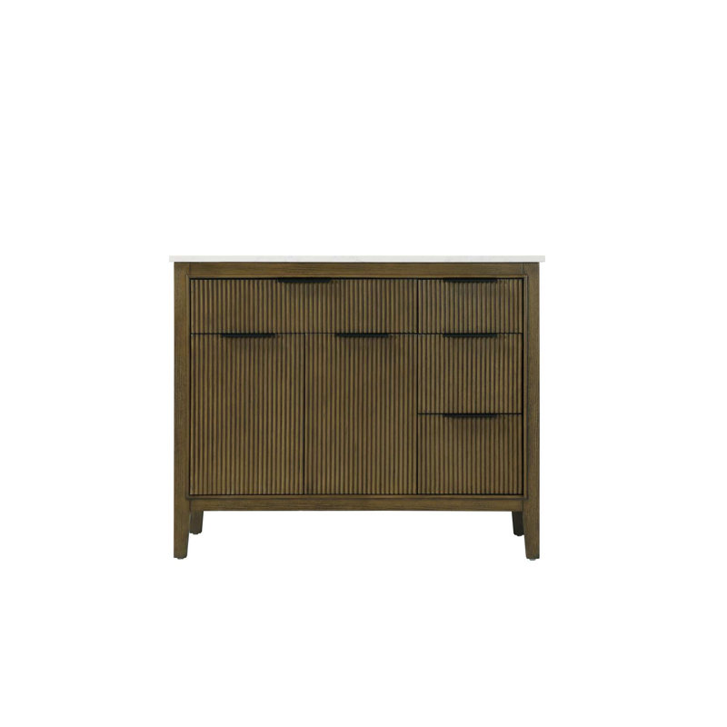Meuble-lavabo simple 42 po en chêne noisette, Noisette chêne, 42"