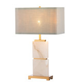 Alabaster White Marble Table Lamp