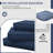 14-Piece Outdoor 4" Replacement Cushion Set Seat/Back Cushion (Set Of 6 Cushion , 6 Backrests , 2 Coner Cushions)-105682508