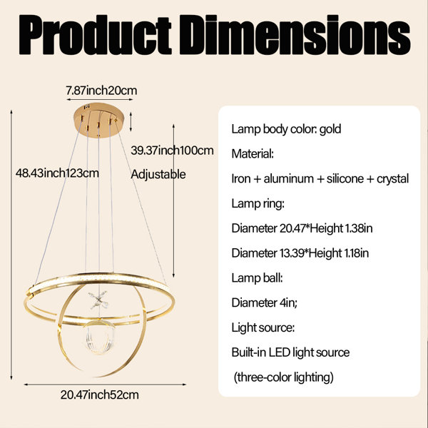 Dimensions du produit