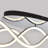 3 - Light 40.55" LED Dimmable Linear Flush Mount