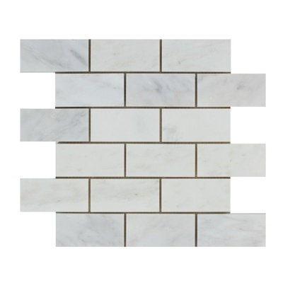 Carreau de mosaïque en marbre et brique