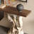 Medieval-style solid wood console table-1232048461