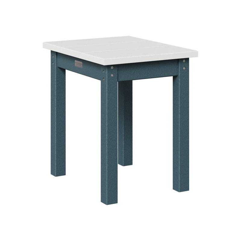 Berlin Gardens Economy End Table, Slate, White