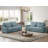 88" Velvet Square Arm Sofa with Storage, Deep Seat Sofa with USB Charging Ports & Cup Holders-1714728266-1715916965