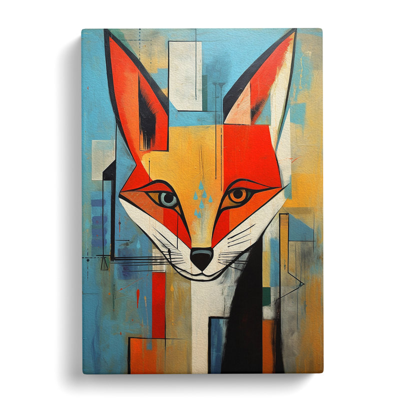 Fox Constructivism - Print, 50cm H x 35cm W x 3cm D