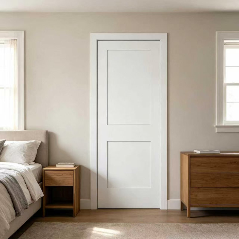 Panneau de porte intérieur peint 80 po, panneau de base unie à peindre blanc X 80 po + 3/8 po 2 panneaux centraux
