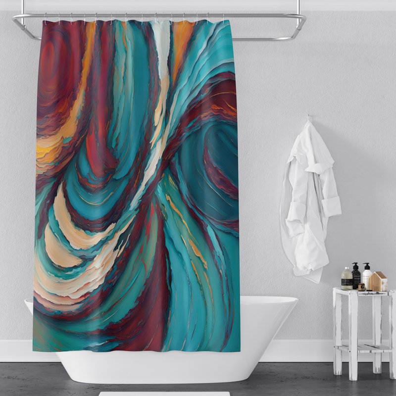Rideau de douche Saleana, H 72 po x l 70 po