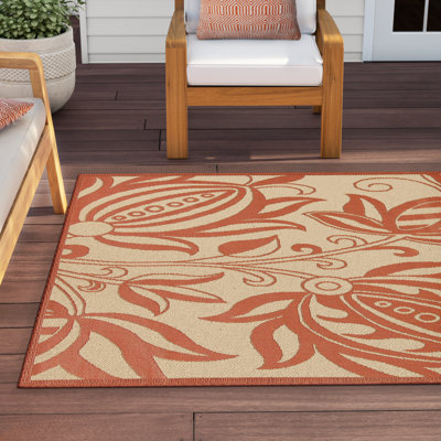 Herefordshire Performance Floral Indoor/Outdoor Area Rug