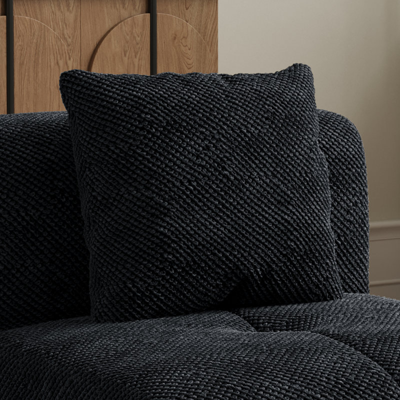 Fauteuil inclinable simple en mousse entièrement compressée, Gris anthracite