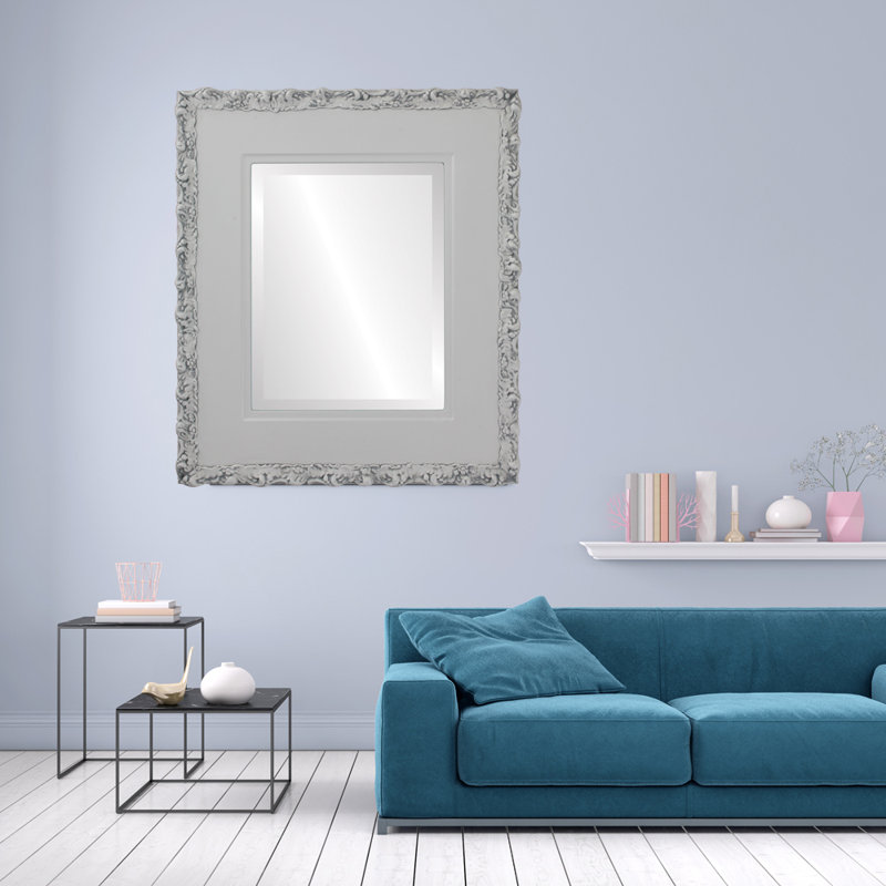 Miroir décoratif en biseau rectangulaire Wingard, H 43 po x l 31 po