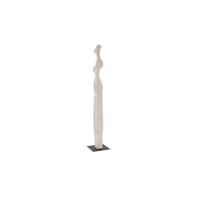 White Stone Cast Women Statue