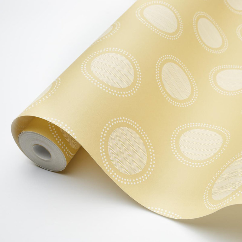 Schumacher x Neisha Crosland Watermark Wallpaper, Powder Gray
