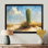 Minimalisme cactus par les dunes II - art mural cactus