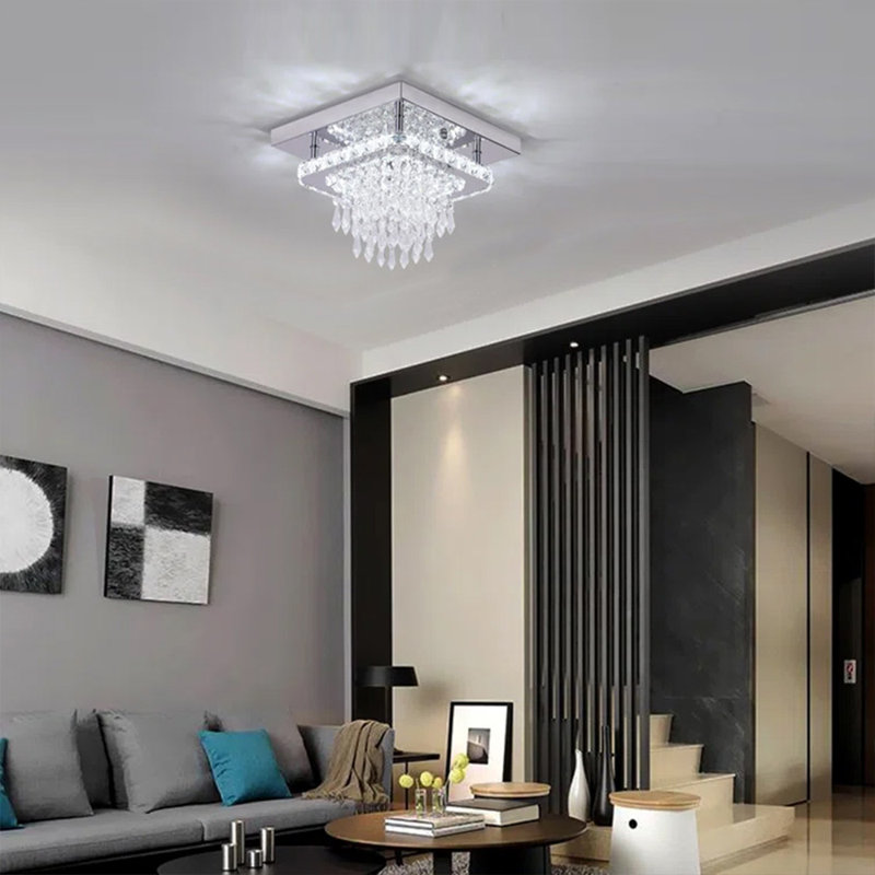 Daevaughn LED Square / Rectangle Chandelier, Cool White