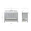 Bayhill 61" W Single Bathroom Vanity Set-1413253680-1354776625