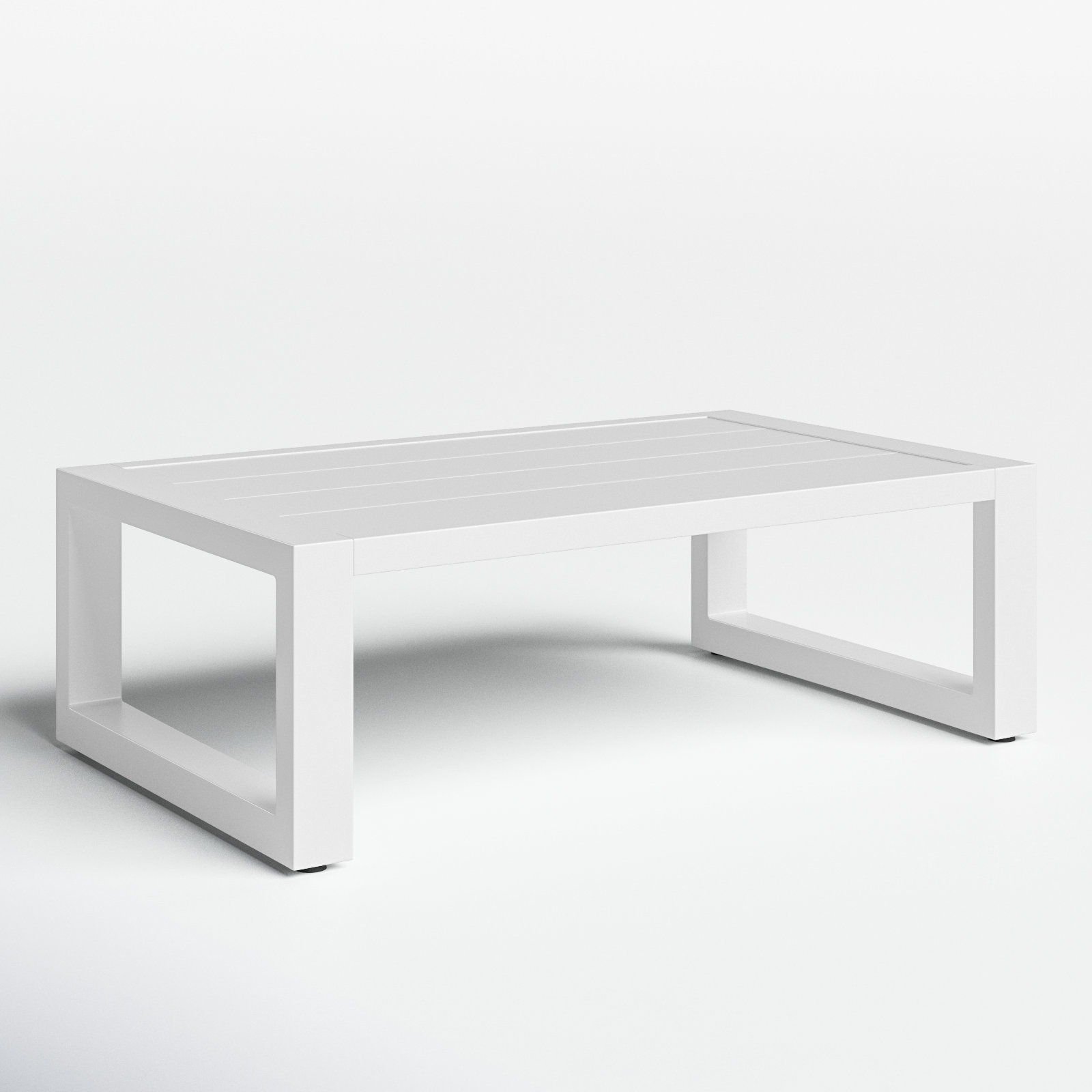Camela 54.13'' Aluminum Outdoor Coffee Table