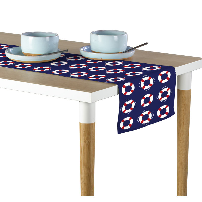 Espada Geometric Table Runner, 108" L x 14" W