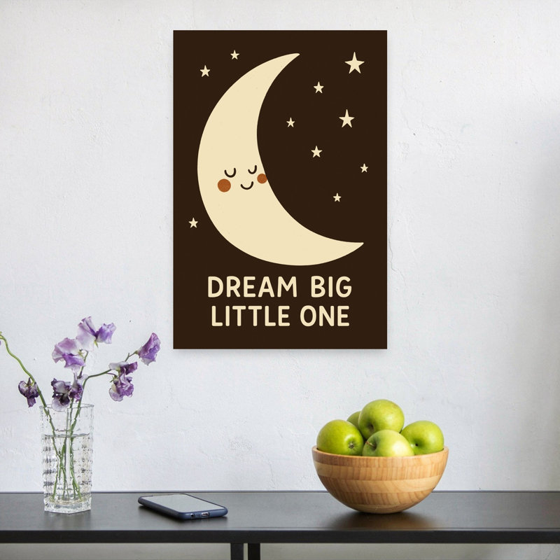 Paysage lunaire onirique abstrait contemporain, impression d'art mural nature, H 24 po x l 16 po