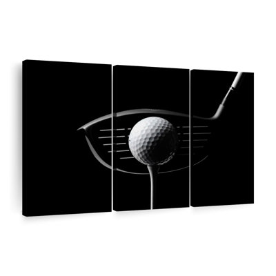 Golf Hit Position Canvas Print
