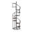 Sheldon 69" H Manufactured Wood Spiral Bookcase-1052869261