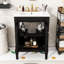 Armoire de meuble-lavabo simple en bois élisabéthe avec lavabo en céramique et rangement couvert-578401122