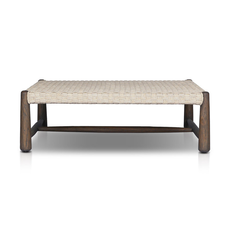 Savio Outdoor Coffee Table, Vintage White