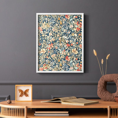 WM MORRIS Series DCCCXCVIII  -Premium Framed Print -Ready to Hang - No Nails Required