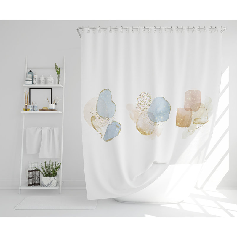 Elizette Polyester Shower Curtain
